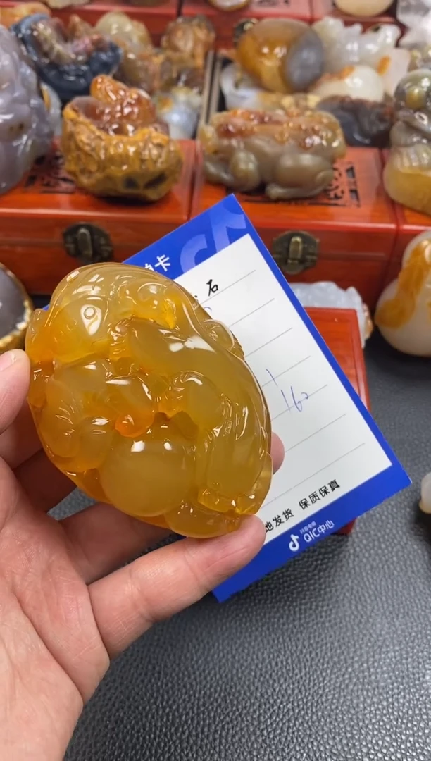 【闪购商品】玛瑙/玉髓手把1未镶嵌1