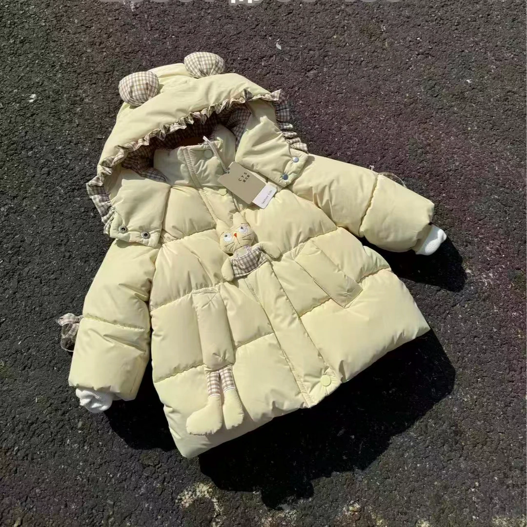 【MU&YAN高定】连帽棉袄中长款卡通动漫冬装棉服时尚122911