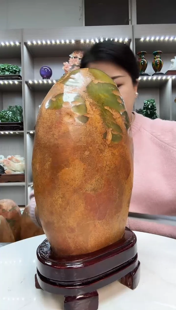 石材天然石材家居摆件办公室客厅玄关高档摆件