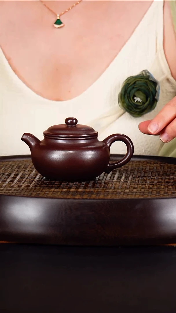 茶壶紫砂仿古32 石红 220毫升HY
