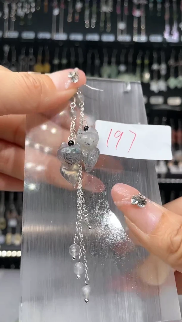 【闪购商品】紫晶耳饰银S925镶嵌喜欢拍