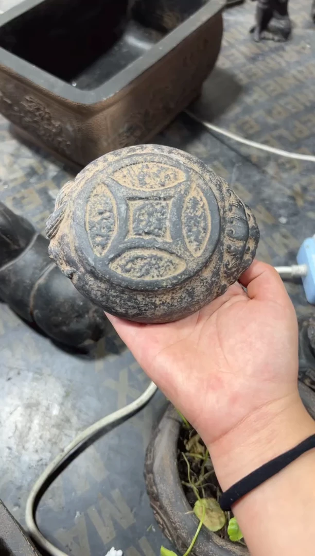 陶土【火山泥】金蟾小底座
