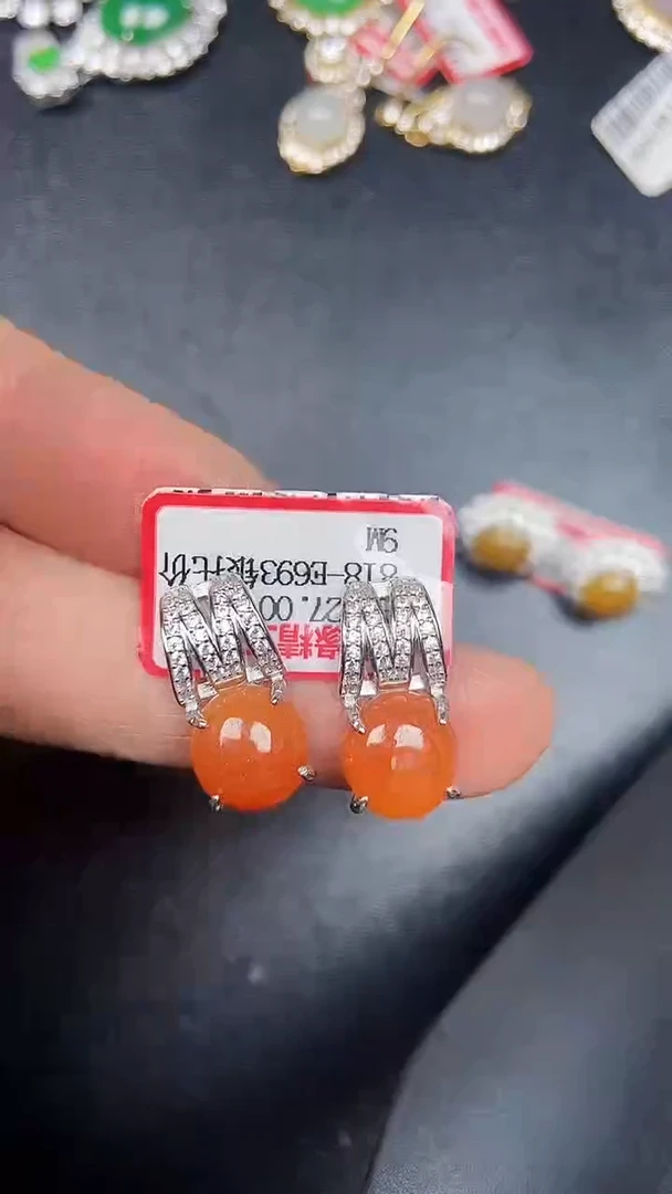 银S925镶嵌戒指翡翠2080