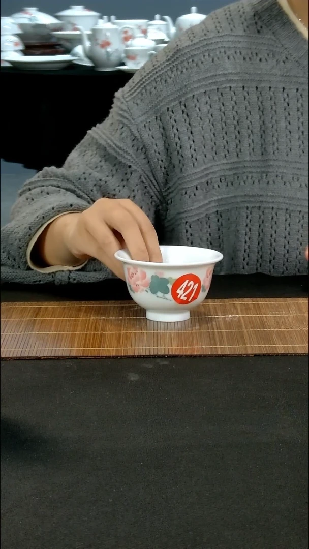 陶柴窑芙蓉花主人杯福利款