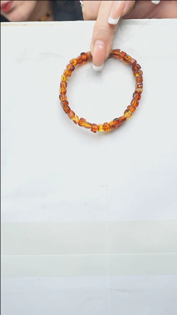 手链琥珀未镶嵌多样性发一