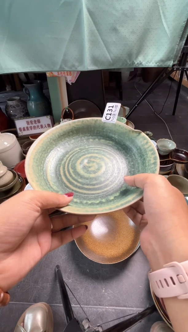 瓷片?**温c131异型美人醉异型盘