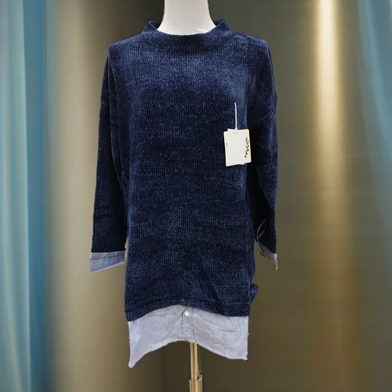 286号纯色雪尼尔长袖