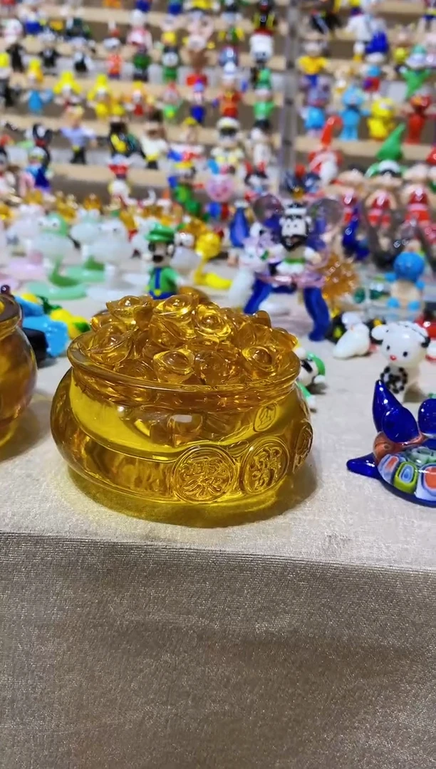 【闪购商品】琉璃手工艺品大聚宝盆