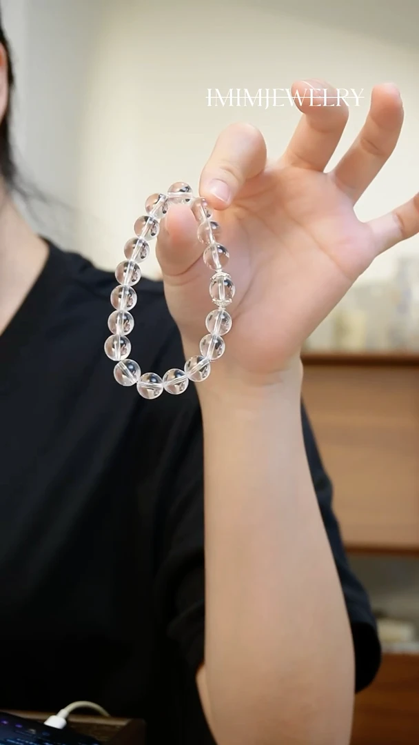 未镶嵌手串水晶白水晶