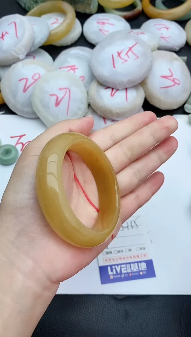 未镶嵌手镯石英质玉76+54/55