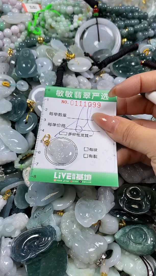 【闪购商品】翡翠颈饰未镶嵌闪购0111099多样性发其一