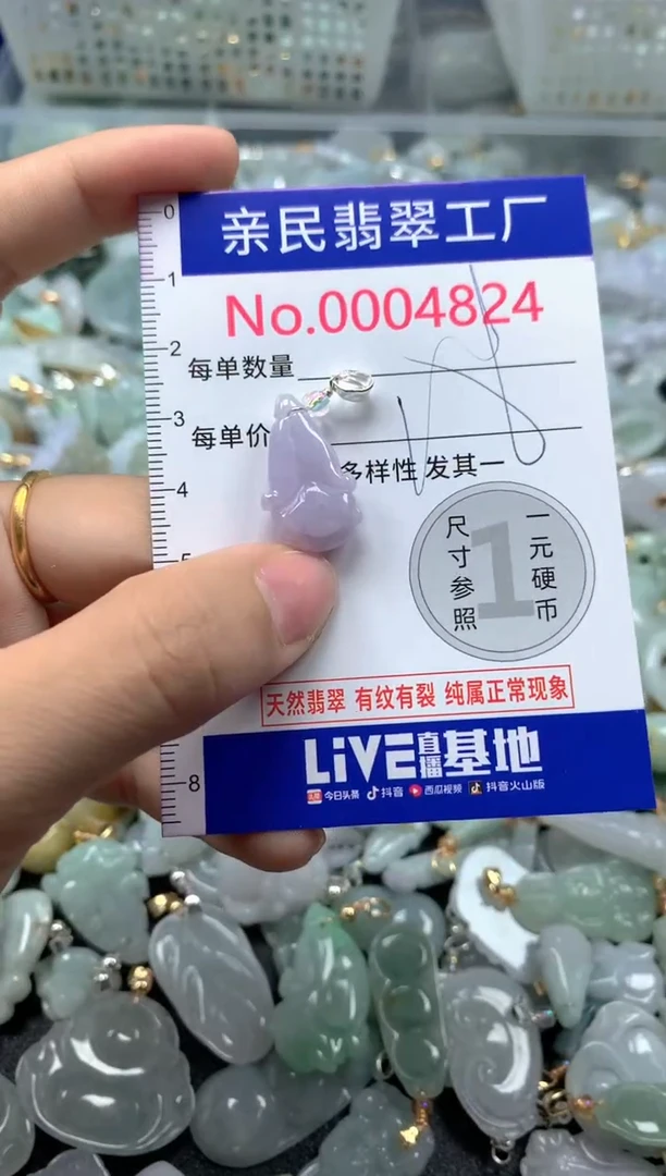 吊坠(不含链)未镶嵌翡翠4824