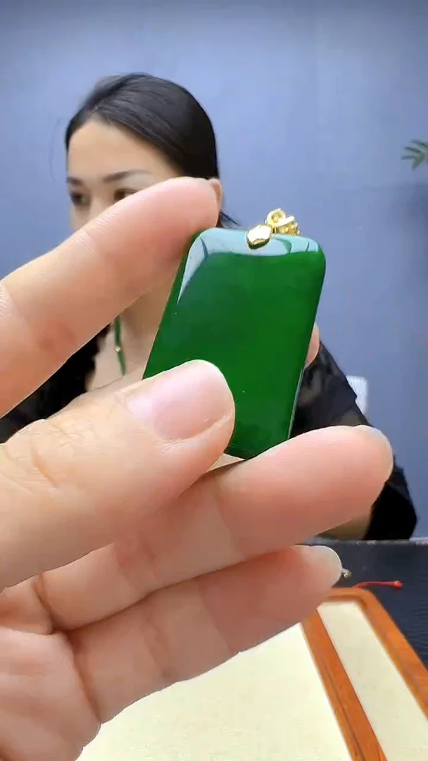 翡翠14K金镶嵌颈饰丹丹diy颈饰