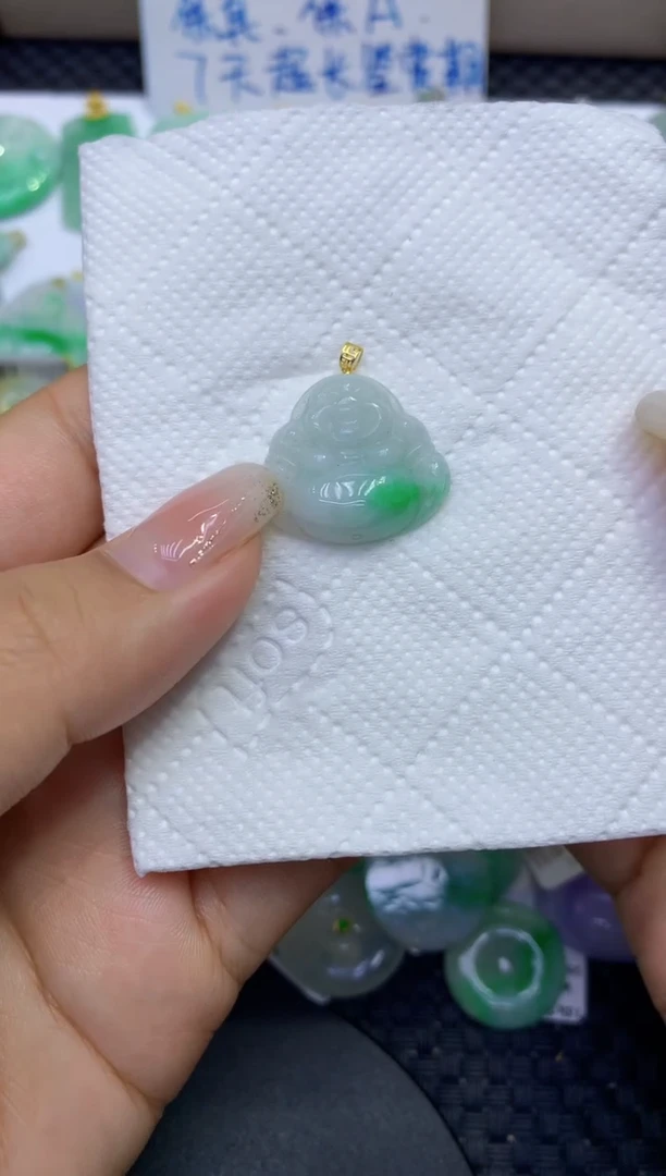 颈饰未镶嵌翡翠天然缅甸A货翡翠