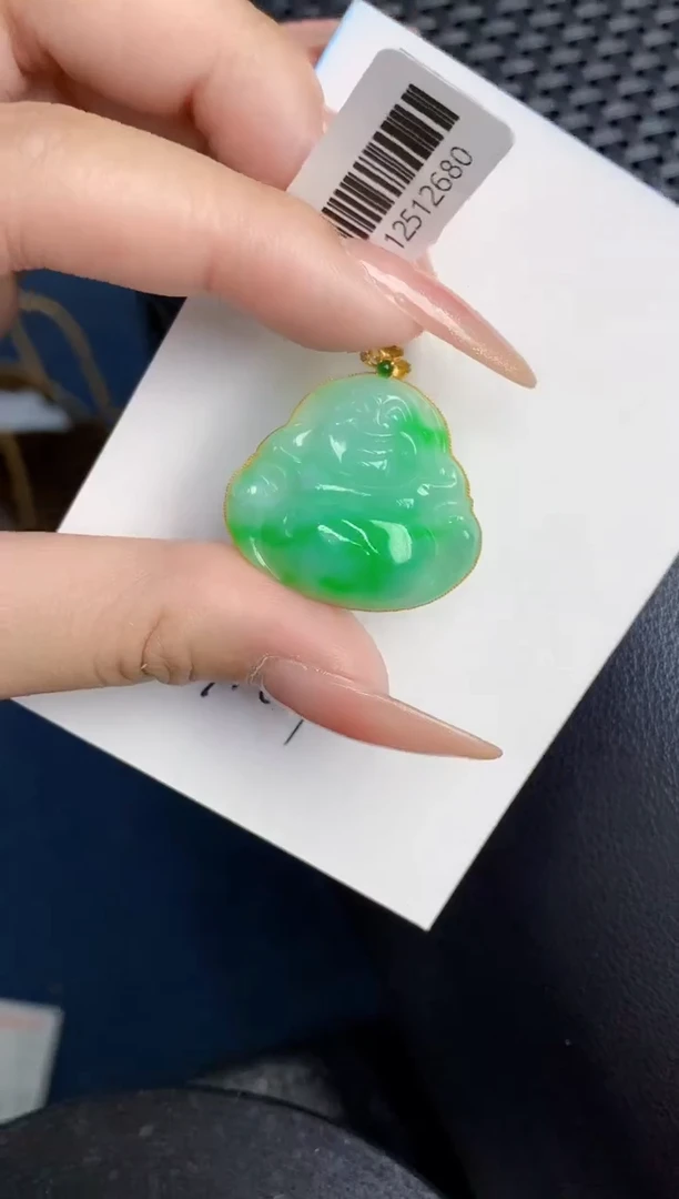 【闪购商品】翡翠颈饰18K金镶嵌000000000