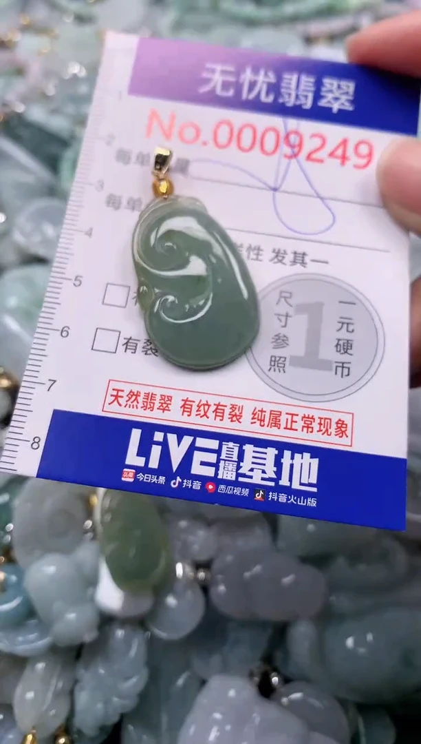 吊坠(不含链)未镶嵌翡翠9249