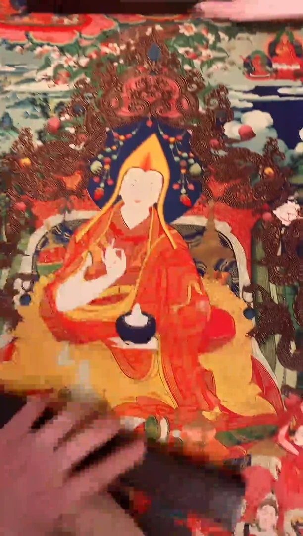 装裱画精美唐卡tk16028