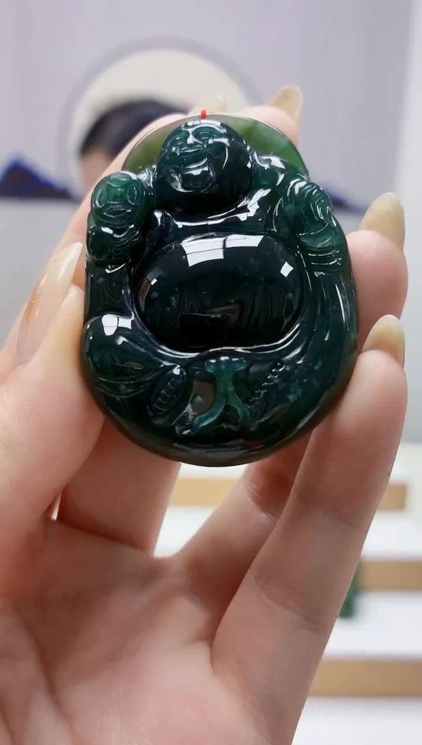 未镶嵌定制翡翠4852jw-毛货挂件8