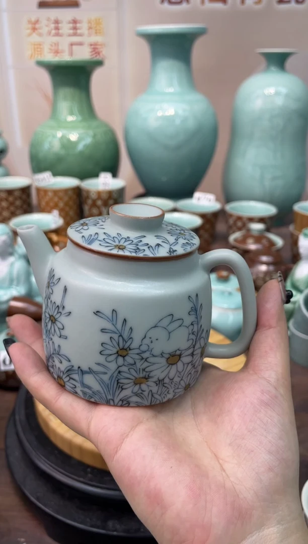 瓷特价福利 微瑕 慧仙青瓷