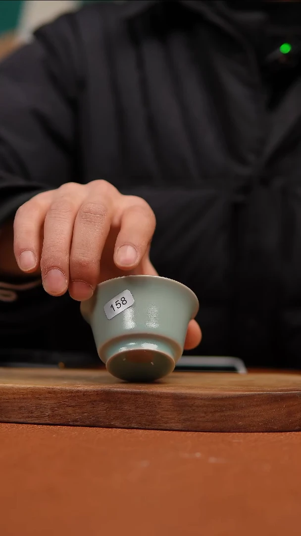 【闪购商品】瓷片原产地原矿仿古马蹄杯微瑕福利
