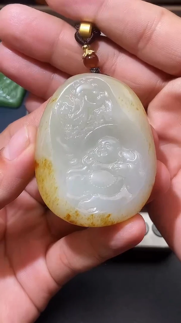 和田玉未镶嵌颈饰HX