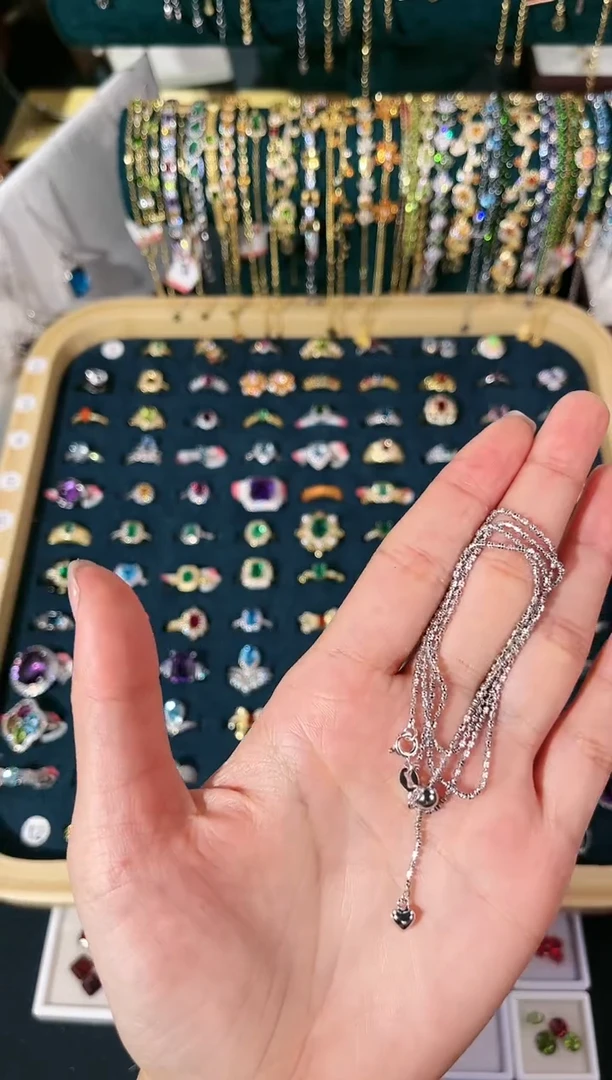 【闪购商品】水晶配饰银S925镶嵌F-136