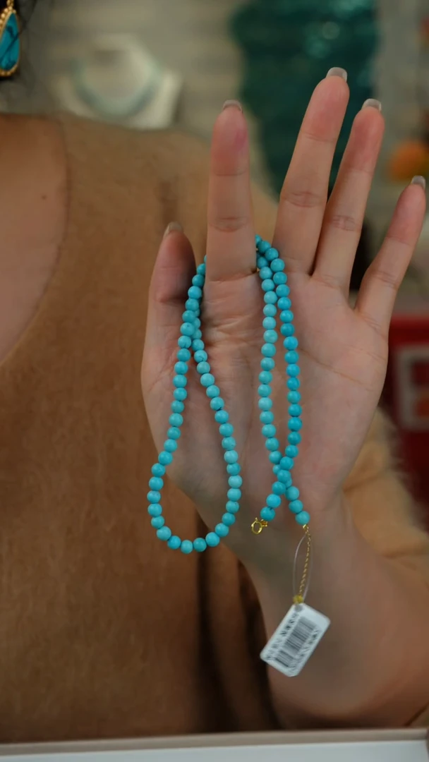 【闪购商品】绿松石项链18K金镶嵌多样性发货