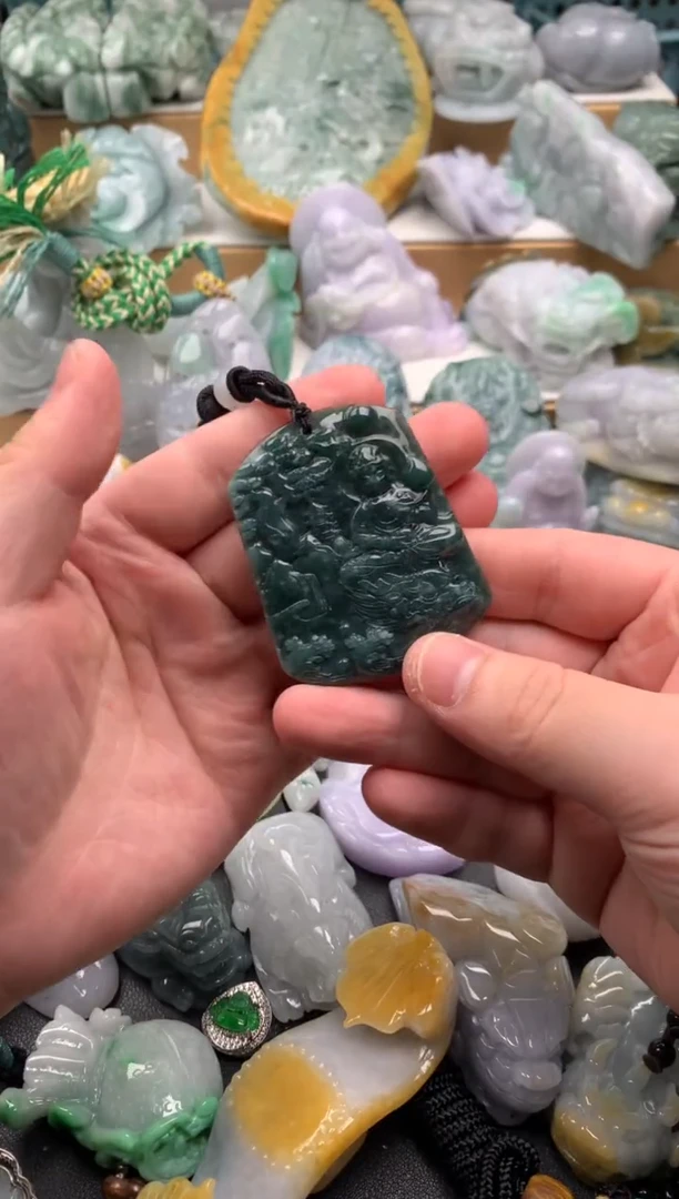 吊坠(不含链)未镶嵌翡翠1