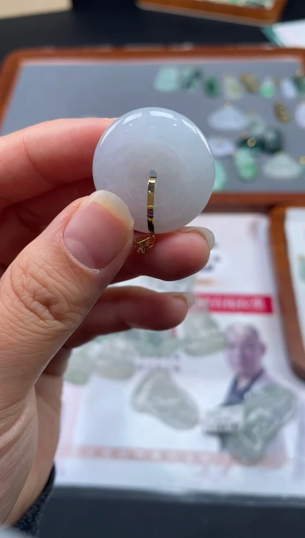 【闪购商品】定制翡翠18K金镶嵌01-18HDJT012753