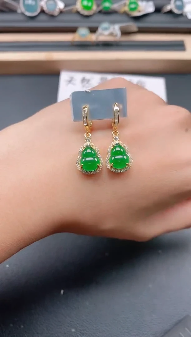 银S925镶嵌戒指翡翠111