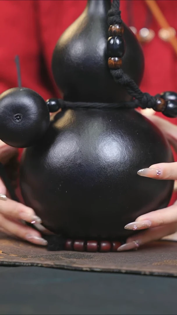【闪购商品】WO206大漆酒葫芦不包手串及旋转底座