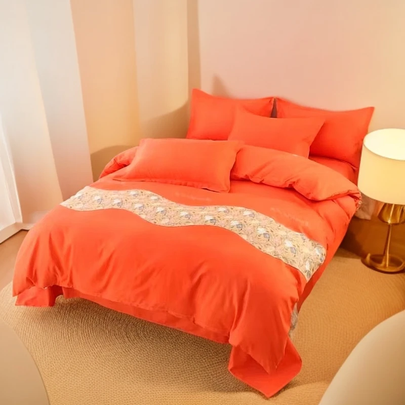 [小菠萝家纺]盛世暖阳双人床单被罩