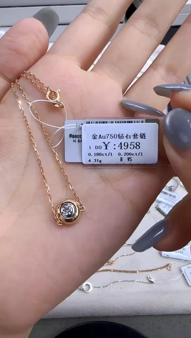 套链钻石18K金镶嵌426000