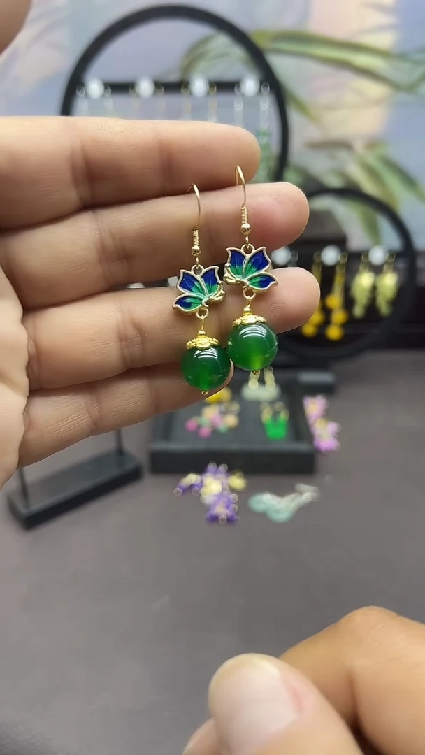 未镶嵌耳饰玛瑙/玉髓312