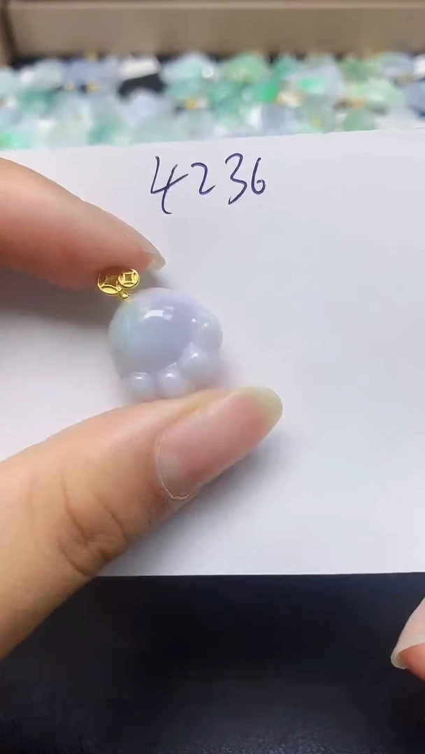 翡翠未镶嵌颈饰 天然缅甸翡翠A货