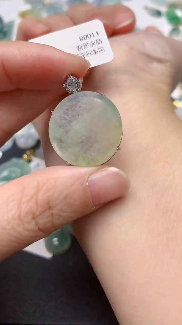 颈饰未镶嵌翡翠天然缅甸A货翡翠