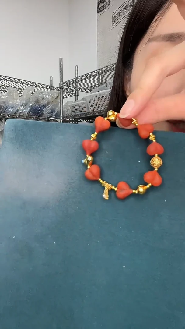 手串未镶嵌南红玛瑙A1576屁桃小的