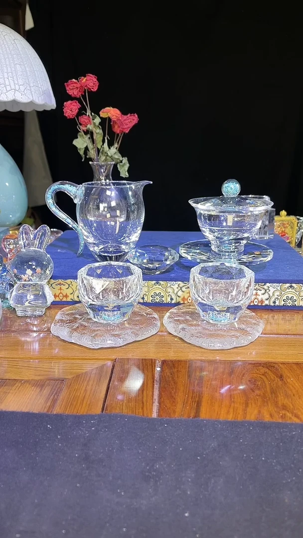 八件套水晶茶具套装