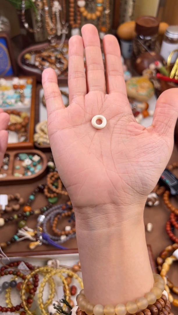 其他猛犸象牙猛犸圆圈跑环单颗裸石