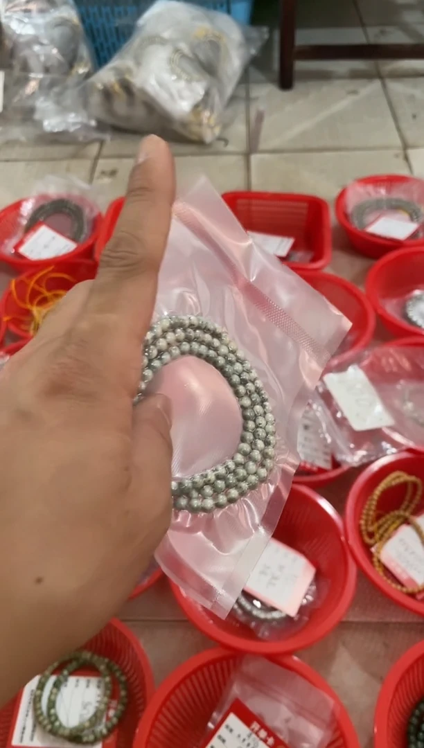 星月菩提手串海南星月菩提《A017》6X6圆珠长串