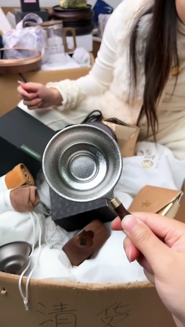 纯钛茶漏    冰晶