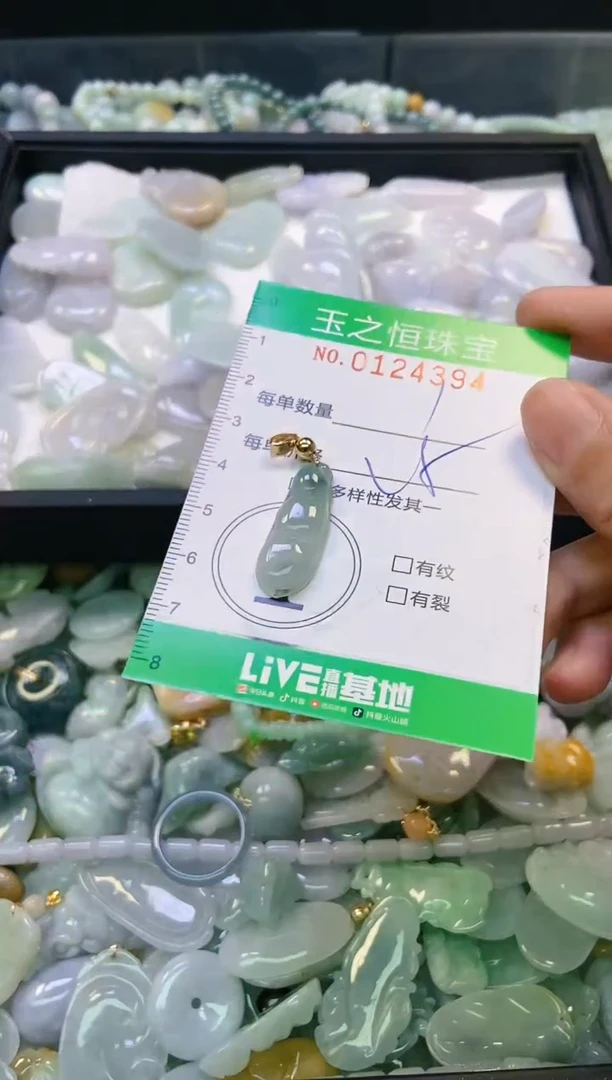 翡翠未镶嵌颈饰闪购0124394
