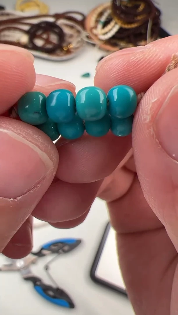 未镶嵌绿松石挂件未镶嵌松石四连