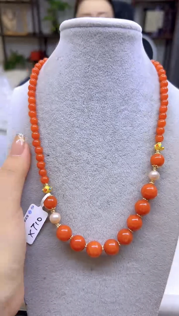 翡翠未镶嵌颈饰DIY款X710