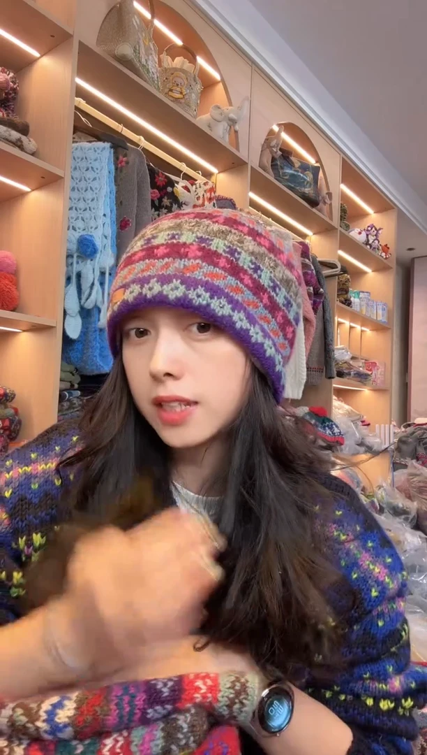 羊毛微*.纯手工细线冷帽254