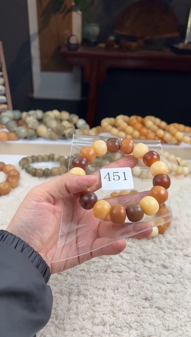 【闪购商品】菩提根/象牙果手串17瑕疵（451）