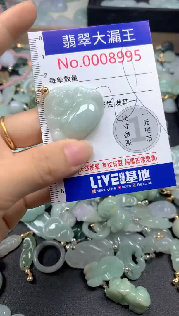 翡翠未镶嵌吊坠(不含链)8995