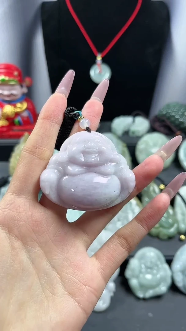 【闪购商品】翡翠颈饰未镶嵌紫色佛公