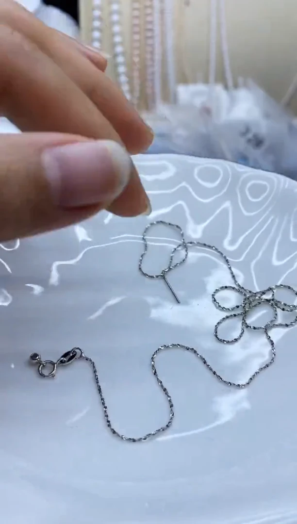 项链18K金镶嵌淡水珍珠项链