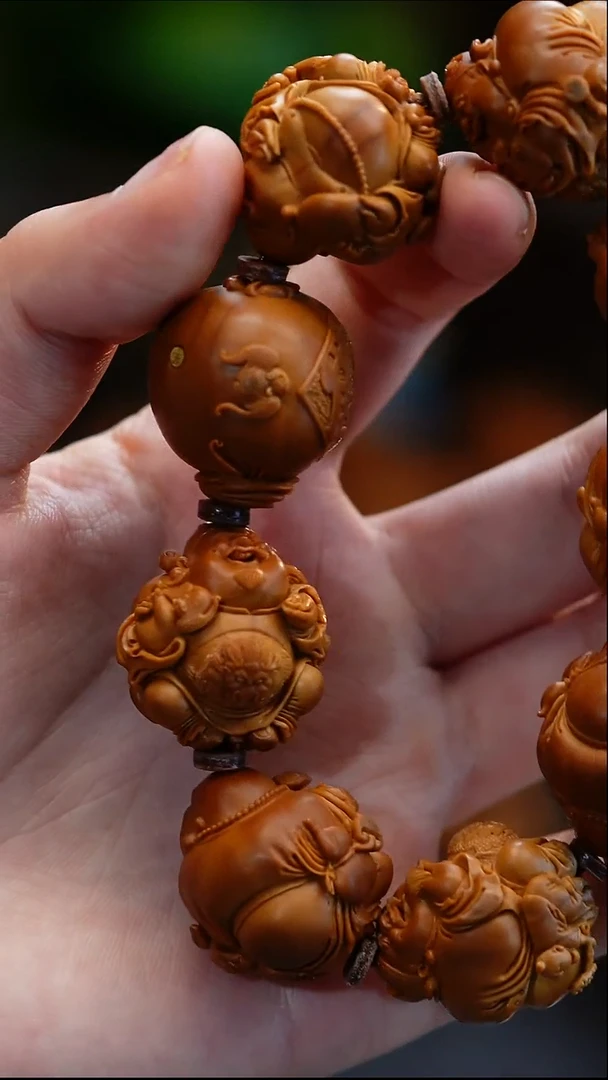 吊坠橄榄核袋****臻财迷